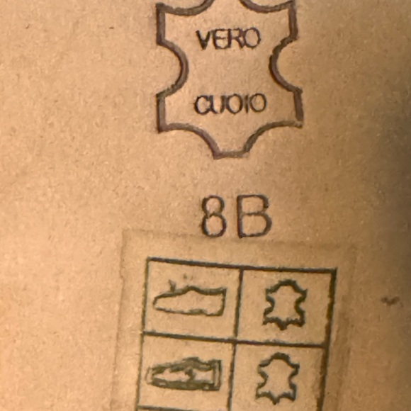 TOWN SHOES | Mint green retro strap open toe still in box vintage leather shoe - Picture 4 of 7